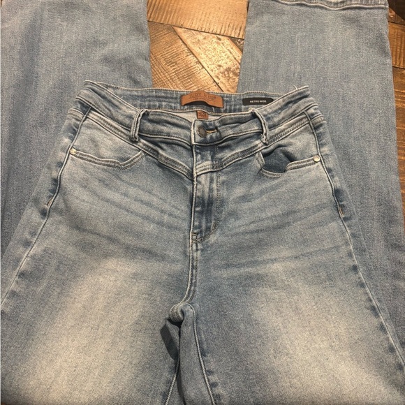 Judy Blue High Waist Vintage Wash Retro Wide - Picture 3 of 15